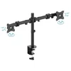 Carruzzo PureMounts PM-OFFICE-02 monitoriaus laikiklis arba stovas 68,6 cm (27″) Stalas Juoda