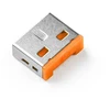 Carruzzo Smartkeeper UL03PKOR jungčių blokatorius Prievadų blokatorius + raktas USB A tipo Oranžinė 6 vnt