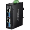 Carruzzo Trendnet TI-BF22SFP tinklo medijos keitiklis 1000 Mbit/ai Juoda
