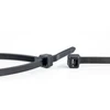 Carruzzo WKK 110299071 kabelių tvirtinimo dirželis Atjungiamas kabelių tvirtinimo dirželis Plastikas Juoda 100 vnt