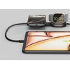Carruzzo ZENS USB C-C Pro 3 USB kabelis 240 W Juoda