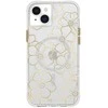Case-Mate Floral Gems MagSafe - Apple iPhone 15 Plus dėklas Gold