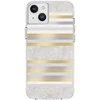 Case-Mate Pearl Stripes MagSafe - dėklas decorated su mother-of-pearl skirtas Apple iPhone 14 Plus Pearl Stripes