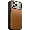 Cases and Covers - Flip Nomad Modern odinis dėklas-knygelė, english tan – iPhone 18 Pro Max/17 Pro Max