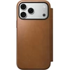 Cases and Covers - Flip Nomad Modern odinis dėklas-knygelė, english tan – iPhone 18 Pro Max/17 Pro Max