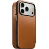 Cases and Covers - Flip Nomad Modern odinis dėklas-knygelė, saddle (Horween) – iPhone 18 Pro/17 Pro
