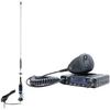 CB PNI ESCORT HP 6500 ASQ radijo stoties komplektas, RF stiprinimas, 4W, 12V + CB PNI S75 antena su 7-9 km kabeliu ir stacionariu laikikliu