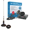 CB PNI ESCORT HP 8001L ASQ radijo stoties rinkinys + HS81 ausinės + CB PNI ML160 antena su magnetu