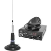 CB radijo stotelė PNI ESCORT CB 8024 ASQ + CB antena PNI ML160 su magnetu