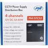 CCTV maitinimo šaltinis PNI STC52 12V, 5A, 60W, 4 išėjimai, metalinėje dėžutėje