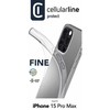 Cellular Line Cellularline Fine - dėklas skirtas Apple iPhone 15 Pro Max Transparent