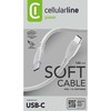 Cellular Line Cellularline Soft Cable - Kabelis USB-C do USB-C 1.2 m (pilka)