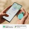 „Chipolo LOOP“ – įkraunamas „Bluetooth“ sekiklis su silikonine kilpa, skirtas „iOS“ ir „Android“, mėtų spalvos