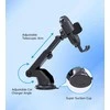Automobilinis laikiklis-įkroviklis Choetech T203-F 15W Gravity Car Charger Holder juodas