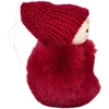 Christmas Decoration Dekoratyvi lėlytė su širdute 8 cm raudona