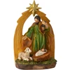 Christmas Decoration Kūčių prakartėlė su šeima 13 cm