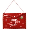Christmas Decoration KALĖDINIS VOKAS LAIŠKUI KALĖDŲ SENELIUI IŠ VELTINIO 26x16CM LETTERS SANTA 1054612