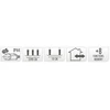 Christmas Decoration LED VIELUČIŲ GIRLIANDA 240 LED ŠILTA BALTA 725500