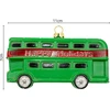 Christmas Decoration plastikinis žaisliukas turistinis autobusas