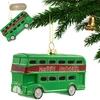 Christmas Decoration plastikinis žaisliukas turistinis autobusas