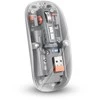 Cliptec pelė kompiuteriui Transparent RZS630 Optinė belaidė 1600DPI