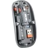 Cliptec pelė kompiuteriui Transparent RZS630 Optinė belaidė 1600DPI