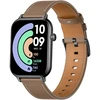 COLMI C28 Išmanusis laikrodis – Juodas + Brown Leather Strap