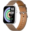 COLMI C28 Išmanusis laikrodis – Sidabrinis + Brown Leather Strap