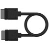 „Corsair iCUE LINK“ kabelio jungtis, tiesi - juoda, 20 cm, 2 vnt. rinkinys