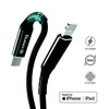 „Crong Armor Link“ – USB-C laidas su „Lightning Fast Charging“ sertifikatu, MFi 150 cm (juodas)