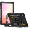 Crong Defender Plus – Rugged dėklas Samsung Galaxy Tab S11 11” juodos spalvos