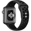 Crong Duo Sport – apyrankė skirta Apple Watch 44/45/46/49 mm pilka/juodas