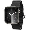 Crong Eclipse – Leather magnetic apyrankė skirta Apple Watch 44/45/46/49 mm juodas