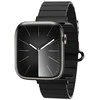 Crong Eclipse – Leather magnetic apyrankė skirta Apple Watch 44/45/46/49 mm juodas