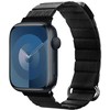 Crong Eclipse – Leather magnetic apyrankė skirta Apple Watch 44/45/46/49 mm juodas
