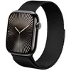 Crong Milano Steel – Nerūdijantis plienas strap for Apple Watch 44/45/46/49 mm (juodas)