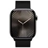 Crong Milano Steel – Nerūdijantis plienas strap for Apple Watch 44/45/46/49 mm (juodas)
