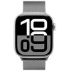 Išmaniojo laikrodžio Apple 1/2/3/4/5 nerūdijančio plieno Crong Milano Steel dirželis, Sidabrinės spalvos, 38/40mm