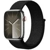 „Crong Nylon Reflex“ sportinis dirželis „Apple Watch“ 38/40/41/42 mm (juodas)