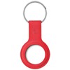 Crong Silikoninis dėklas with Key Ring - Protective case for Apple AirTag key ring Raudona
