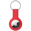 Crong Silikoninis dėklas with Key Ring - Protective case for Apple AirTag key ring Raudona