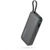 Cuktech CUKP200NGLDG 55W 20000mAh Powerbank with Built-in USB-C Cable – pilkos spalvos