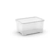 KIS Daiktadėžė T BOX, 14 l, skaidri, 38×27×19 cm