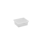 Daiktadėžė OKKO BASIC BOX, 1,7 l, skaidri, 17×20,5×7,5 cm