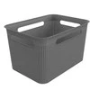 Daiktadėžė ROTHO BRISEN, 16 l, pilka, 36×26,2×21,1 cm