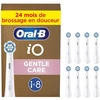 Braun Oral-B iOral Gentle Clean pakaitiniai dantų šepetėliai, 8 vnt.