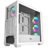 „Darkflash DS900WD ATX“ kompiuterio korpusas (Baltas) + 4 ventiliatoriai