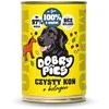 DBP DOBRY šunims Mono Gryna arkliena + kolagenas – šlapias pašaras šuniui – 400g