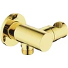 Deante Round angled connector with handset holder
