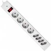 Defender Surge protector for 8 sockets (4x C13 + 4x Euro), cable 3.0m. with grounded connection and safety switch, Schuko – C13 + Euro, DFS303